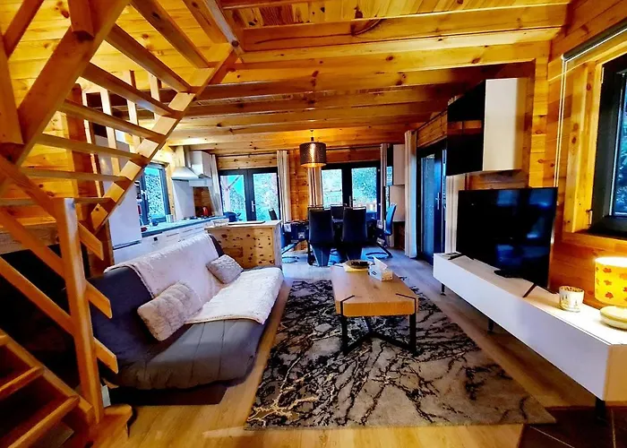 Domek alpejski Le Aura Et Jacuzzi Abreschviller